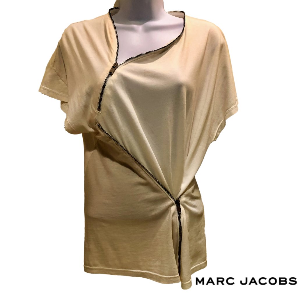 Marc Jacobs Asymmetrical Zip Top, Xs, Euc